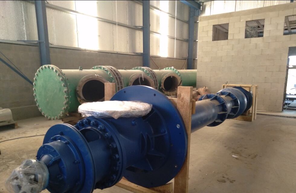 Acueducto para Rafaela: comienzan a llegar los equipos importados