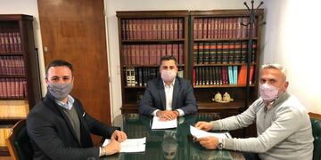 El rector, Dr. Germán Oestmann, viajó hasta la Ciudad de Buenos Aires.