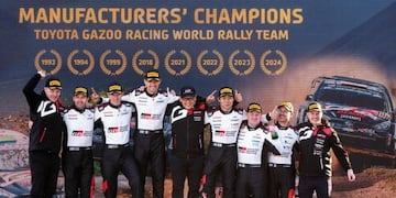Toyota, campeón de Constructores en Rally Mundial.