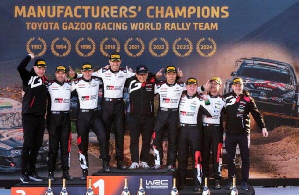 Rally Mundial: Toyota, campeón de Constructores, y su objetivo para 2025