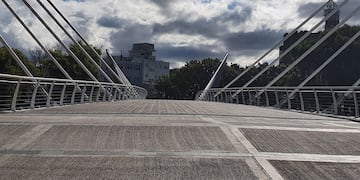Puente peatonal "Centenario" de Villa Carlos Paz. (Foto: archivo / VíaCarlosPaz).