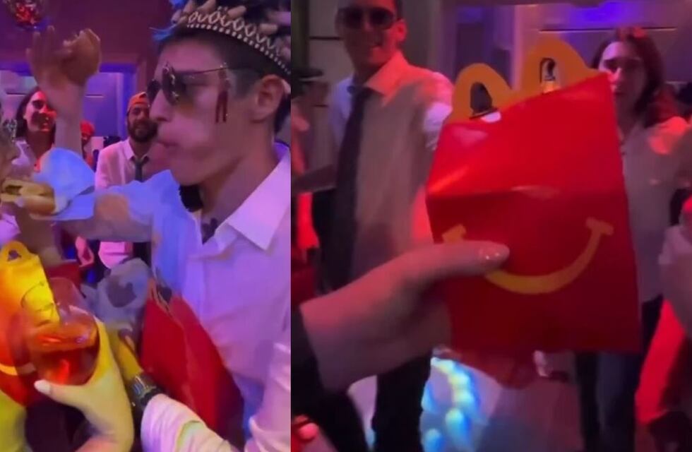 Pidieron 200 hamburguesas de McDonald’s en medio de su casamiento y sorprendieron a todos