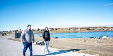Ushuaia: avanza la obra de la pasarela Pedro Fique