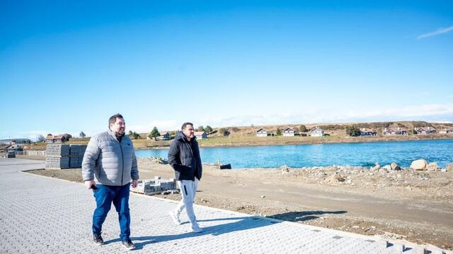 Ushuaia: avanza la obra de la pasarela Pedro Fique