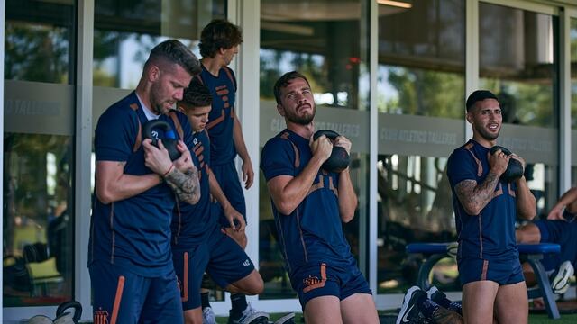 Talleres vuelve a los entrenamientos este martes. Y después, gira europea por Rusia (Prensa Talleres).