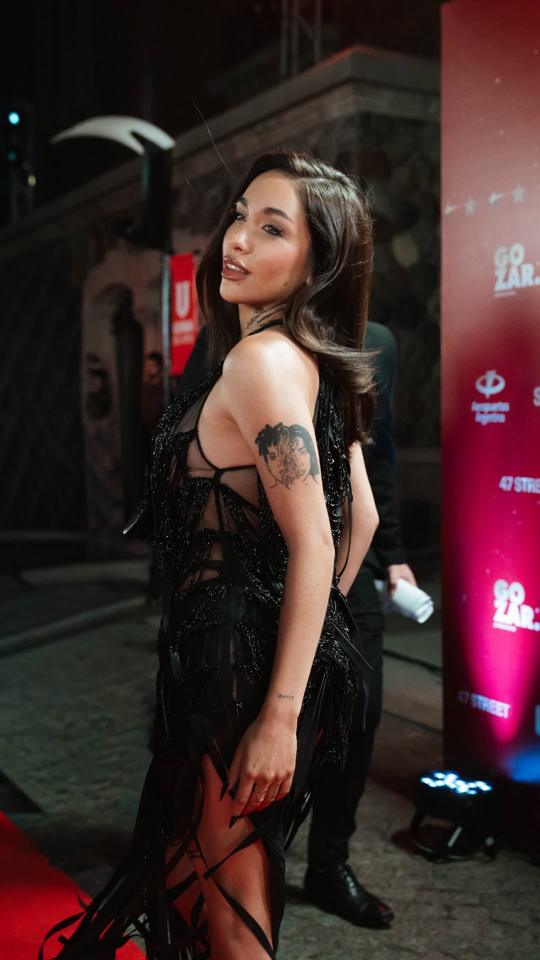 El look de la cantante para la gala.