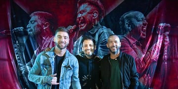 La Konga: Pablo Tamagnini, Nelson Aguirre y Diego Granadé.