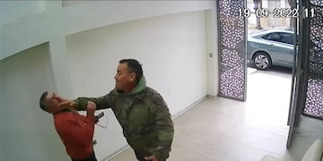 Yamil Amut entro en furia por no poder cobrar una deuda y le dio una golpiza a su deudor. Todo quedó grabado.