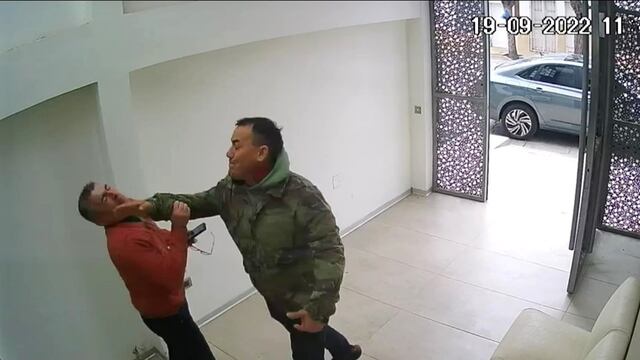 Yamil Amut entro en furia por no poder cobrar una deuda y le dio una golpiza a su deudor. Todo quedó grabado.