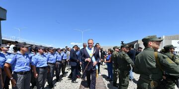 EL gobernador recorrió las instalaciones.