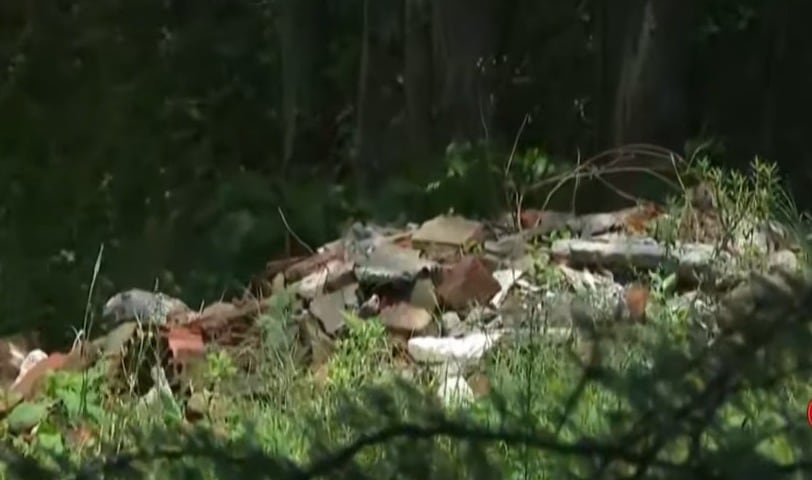 El predio donde encontraron a Tania.