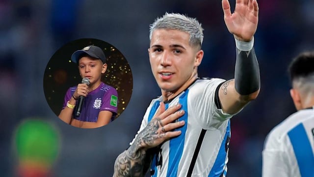 Enzo Fernández le dedicó unas tiernas palabras a José, el pequeño de Salta que emocionó a la Selección Argentina en Paraguay.