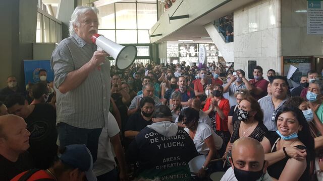 Rubén Daniele, durante la asamblea de este martes.