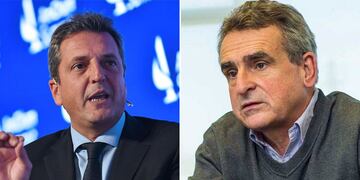 Massa y Rossi. La fórmula confirmada de Unión por la Patria. Foto: La Voz.