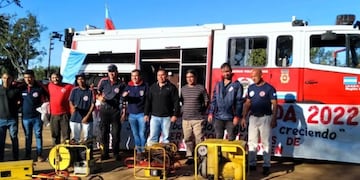Bomberos Voluntarios de Bernardo de Irigoyen suman una autobomba a su plantel.