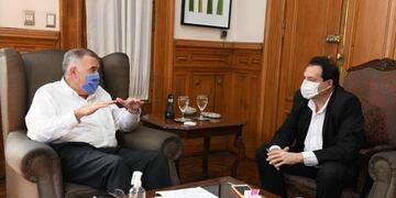 Jaldo se reunió con Julio Cobos.