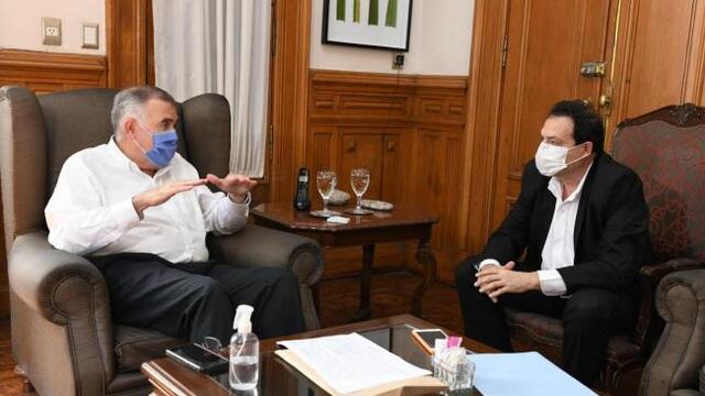 Jaldo se reunió con Julio Cobos.