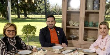 Los jurados de Bake Off Argentina 2021. (Foto: Telefe)