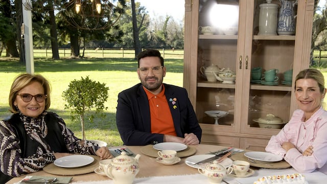 Los jurados de Bake Off Argentina 2021. (Foto: Telefe)