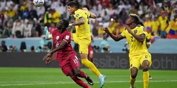 Enner Valencia marcó el tanto para adelantar a los de Alfaro.