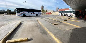 Investigan qué pasó cerca de la Terminal de Ómnibus de Río Cuarto.