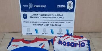 Recuperaron elementos robados al club Rosario.