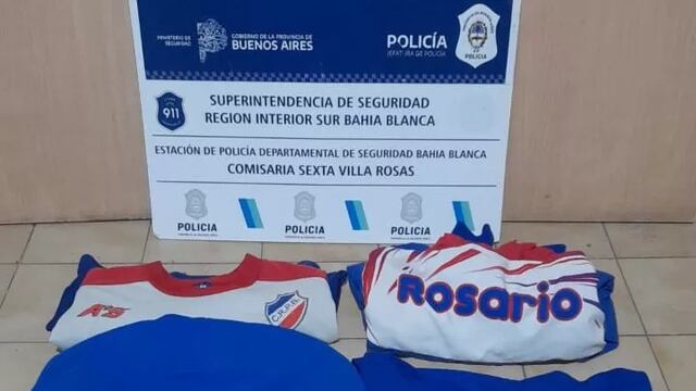 Recuperaron elementos robados al club Rosario.