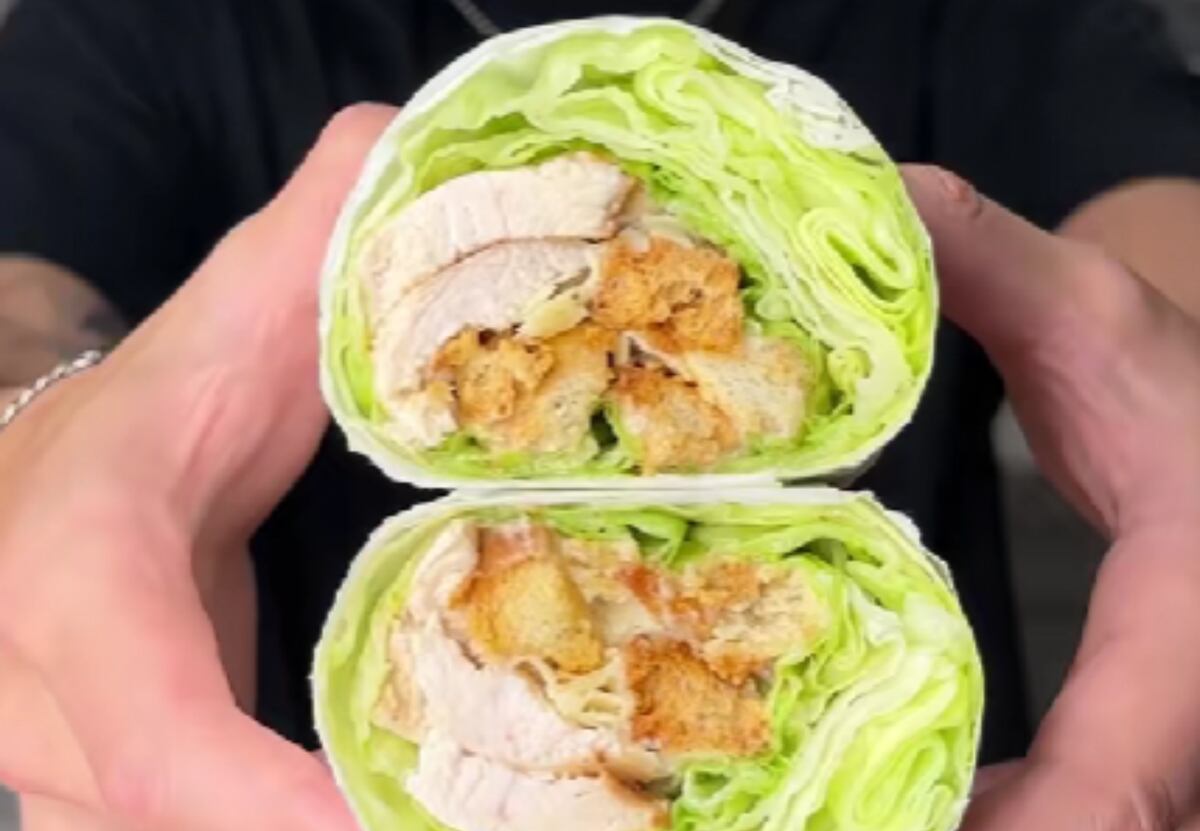 Cómo hacer un wrap de Caesar sin harina: la receta liviana ideal para la cena o almuerzo en verano