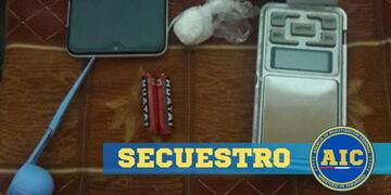 Todo los materiales secuestrados por la AIC