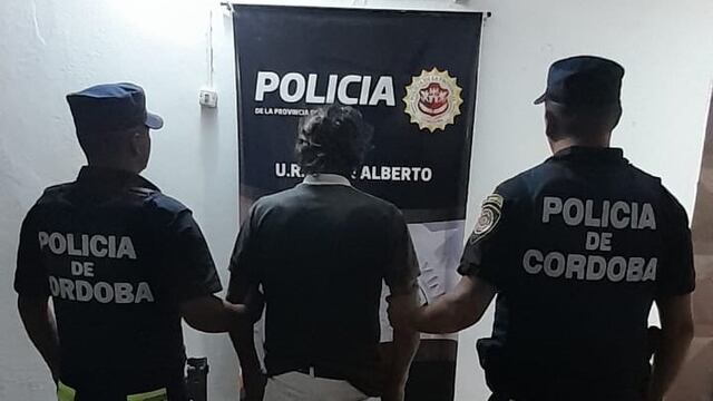 Violencia familiar. El hombre quedó detenido. (Gentileza Policía)