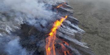 Las imágenes estremecedoras de la erupción del volcán. Foto: Los Andes.