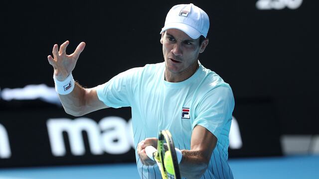 El zurdo de 31 años se ubica en el puesto 74 del ranking ATP.