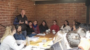 Matías Stevanato mantuvo un encuentro con jóvenes de los centros de estudiantes