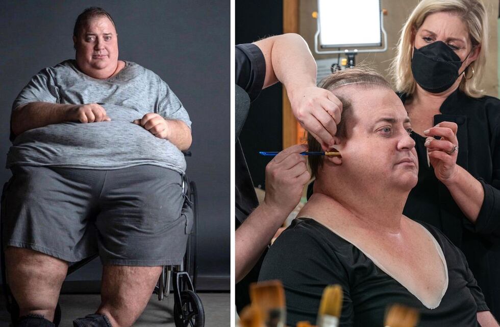La ballena: así fue la drástica transformación de Brendan Fraser para lucir con 270 kilos