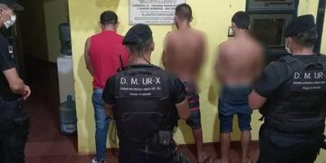 Terminaron detenidos tras un intento de robo en Posadas.