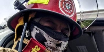 Ricardo Galván, el bombero voluntario rafaelino que forma parte de la delegación santafesina en Misiones