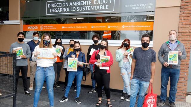 Campaña de concientización sobre la separación de residuos en los comercios de Carlos Paz.