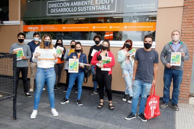Campaña de concientización sobre la separación de residuos en los comercios de Carlos Paz.