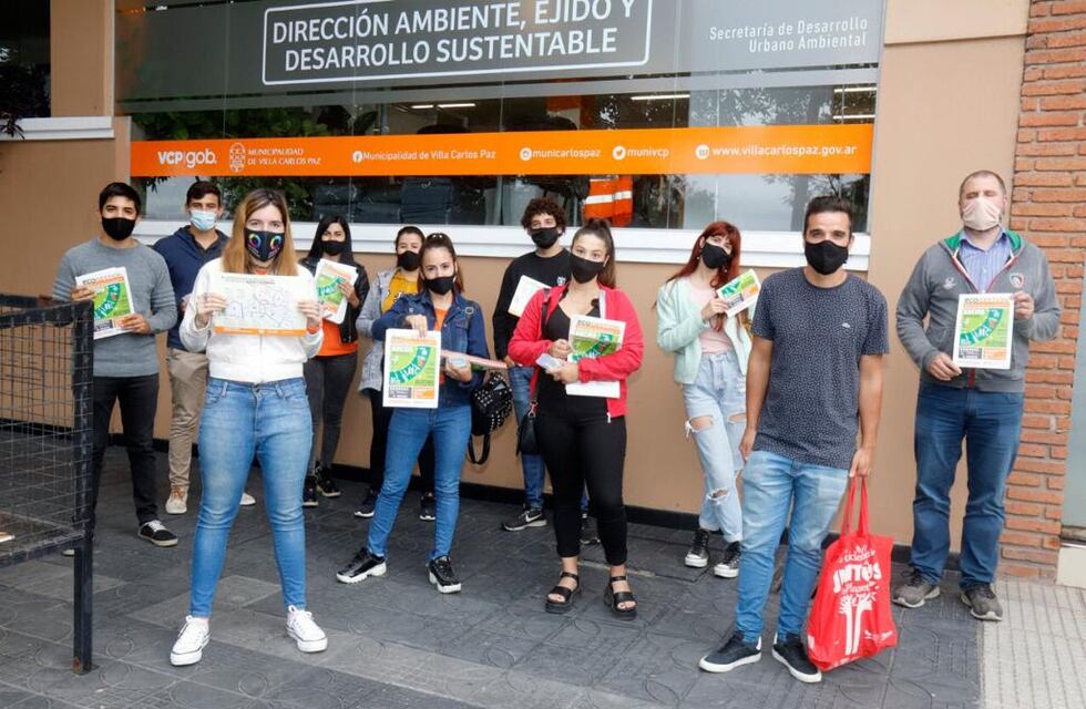 Continúan con la campaña de concientización sobre la separación de residuos en los comercios de Carlos Paz