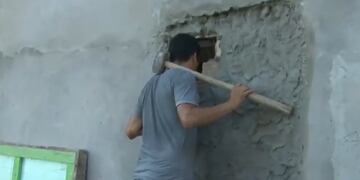 La familia quedó encerrada por 36 horas.