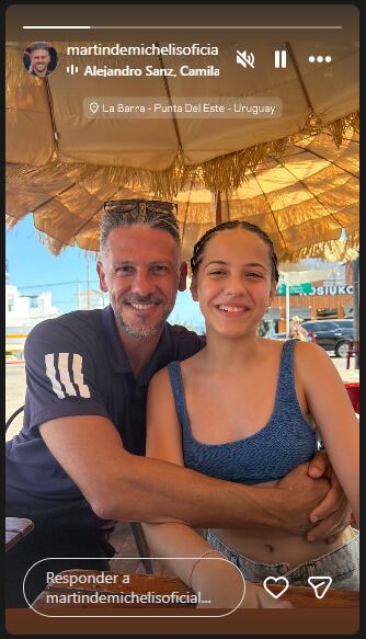 El posteo de Martín Demichelis tras el reclamo de su hija