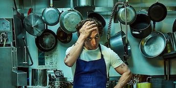 Jeremy Allen White, el protagonista que interpreta al chef Carmen Berzatto. (FX/Star+).