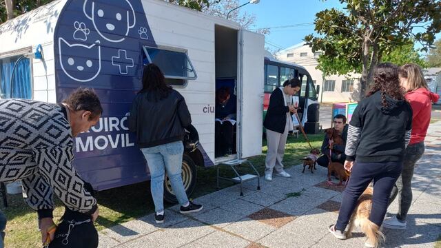 El quirófano móvil trabaja en los barrios de Rafaela