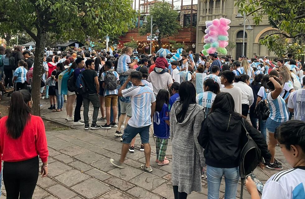 Ganó Argentina y una marea celeste y blanca copó las calles de Jujuy