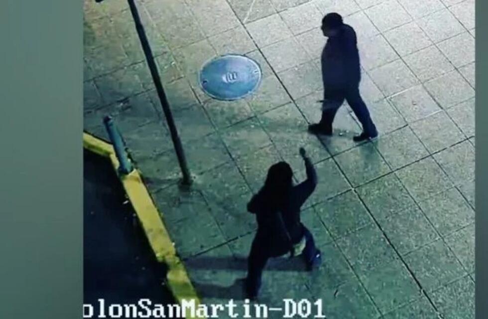 Fueron captados mientras se golpeaban en la plaza 9 de Julio de Posadas y quedaron detenidos