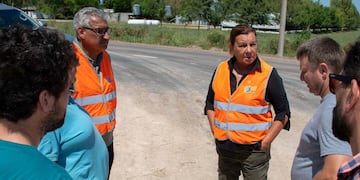 Trabajos entre Aldea Santa Rosa y Aldea San Rafael.