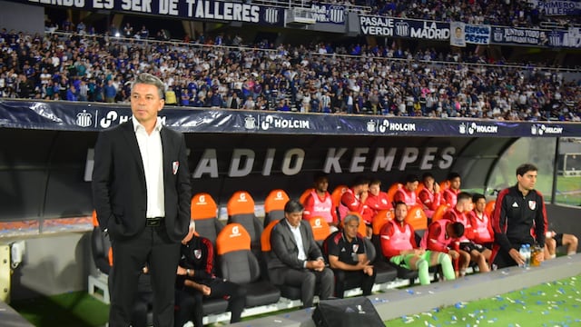 El River de Marcelo Gallardo, por la fecha 13 del Clausura. (Nicolás Bravo / La Voz).