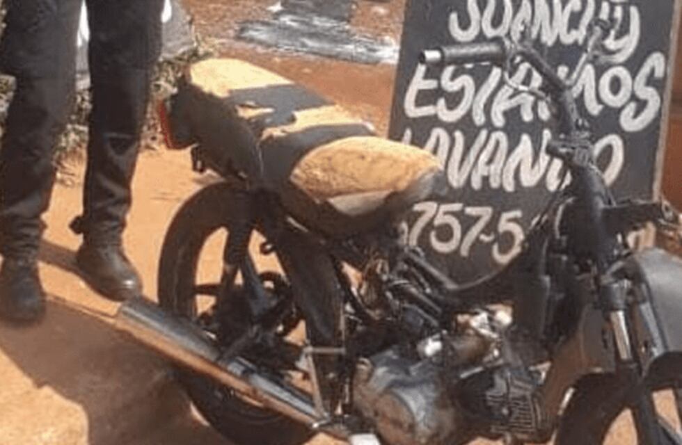 Recuperan motocicleta con pedido de secuestro en Puerto Iguazú