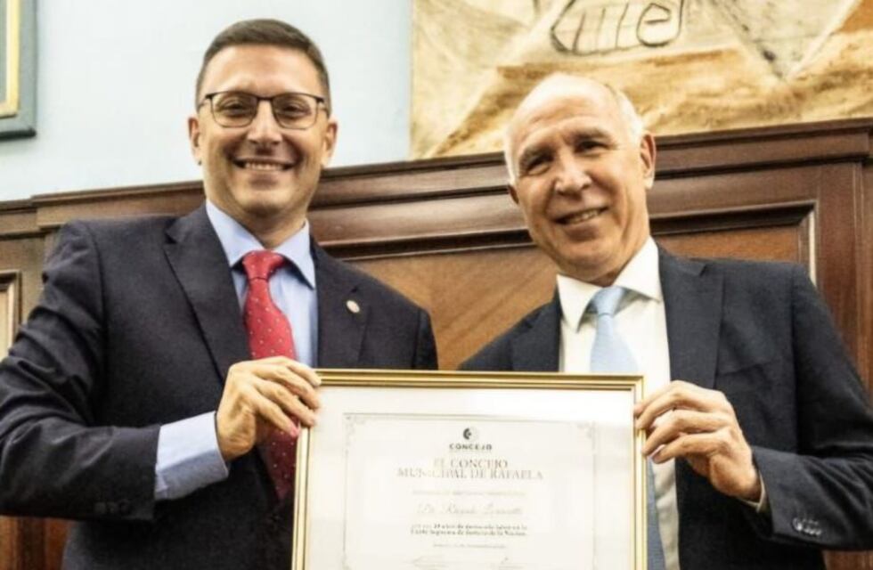 El Concejo Municipal reconoció los 20 años del Dr. Lorenzetti en la Corte de la Nación