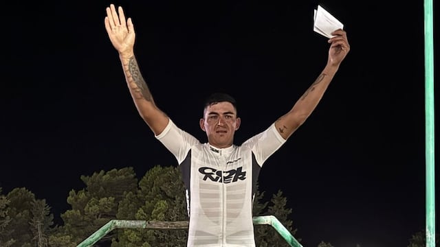 El puntaltense Matías Pollio ganó la primera fecha del nocturno de pista en Río Colorado.